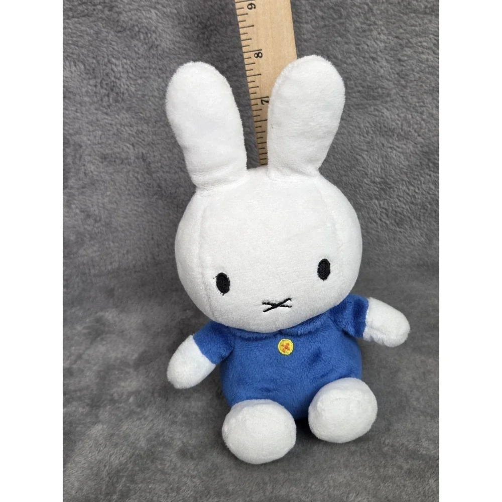 Miffy Classic Blue Shirt Plush Stuffed Animal - 12